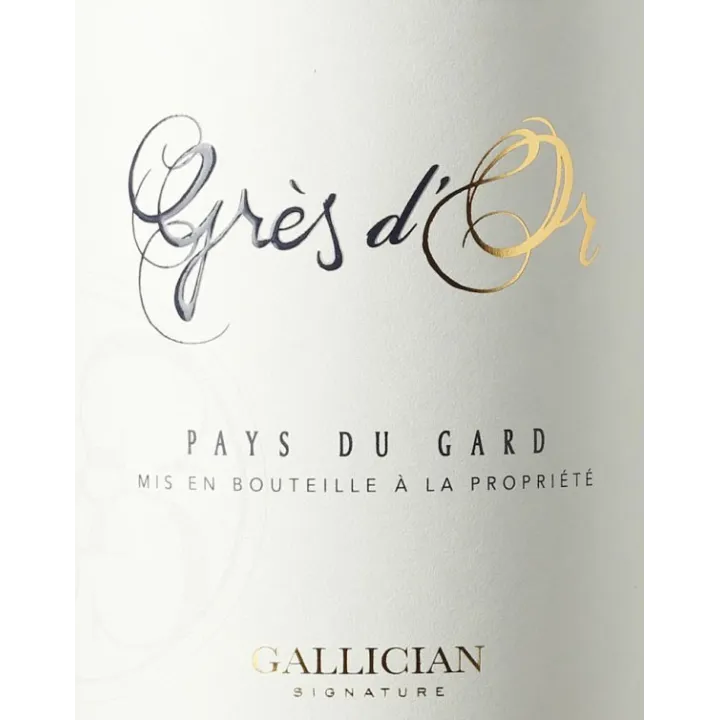 Gallician Grès d'Or IGP GARD Rouge 2023