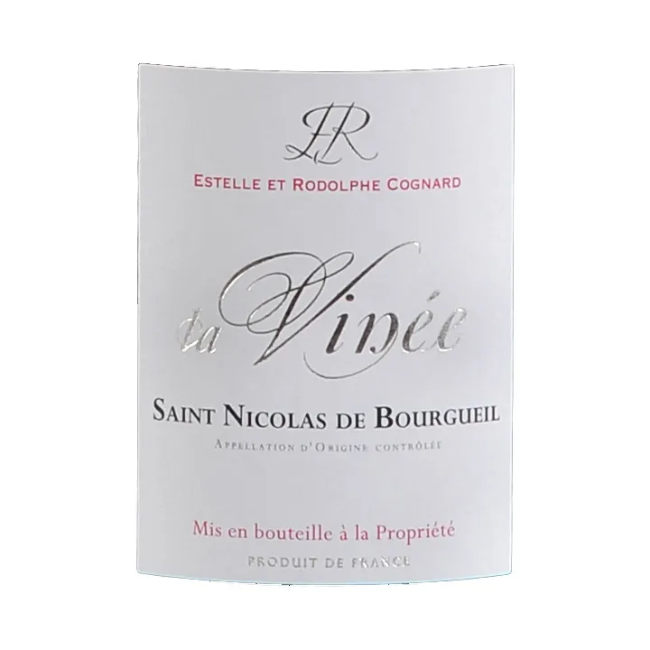 La Vinée St Nicolas de Bourgueil Bio 2022