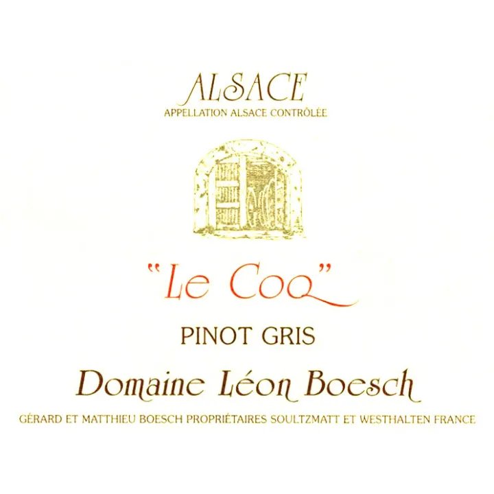 Pinot Gris - "Le Coq" Bio 2022