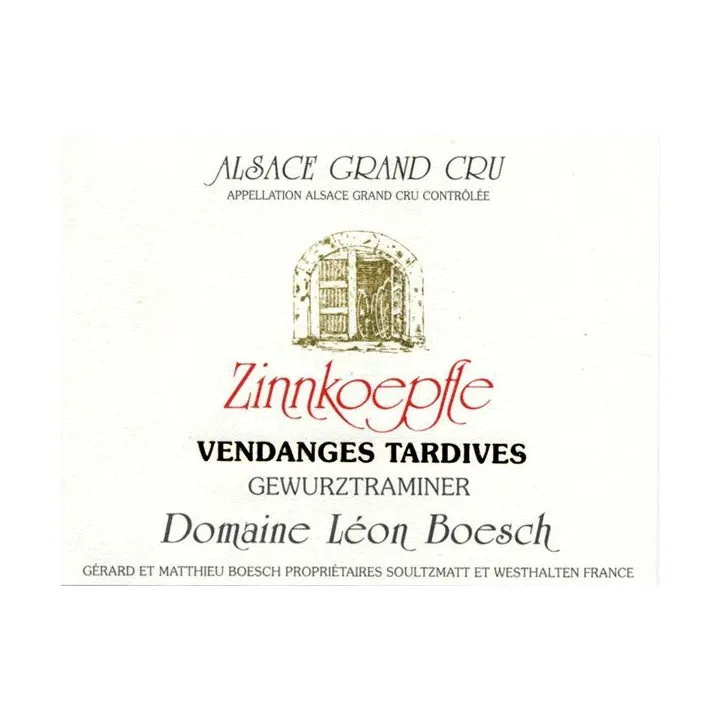 Gewürztraminer - Gd Cru Zinnkoepflé Vendanges Tardives Bio 2018