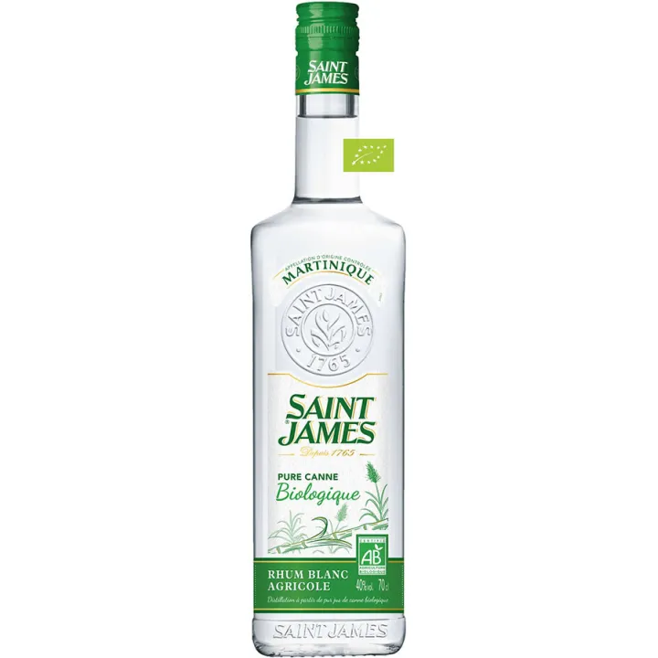 SAINT JAMES Rhum Blanc Impérial Bio 40% 70cl
