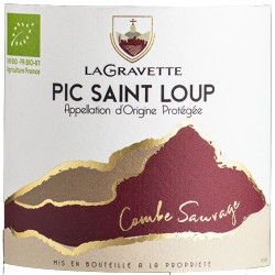 La Gravette - Pic St Loup Combe Sauvage Bio 2023