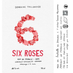 Six Roses Vin de France Bio 2024