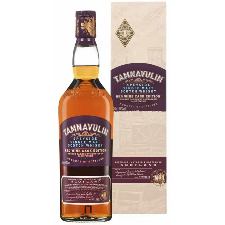 TAMNAVULIN Red Wine Cask French Cabernet Sauvinon 70cl 40%