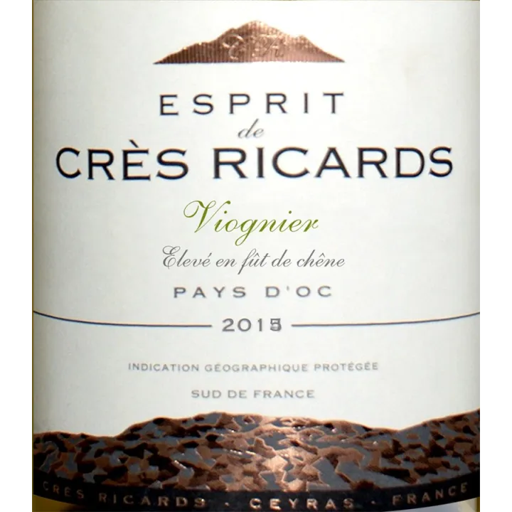 Esprit de Crès Ricards Viognier "Fût" 2024