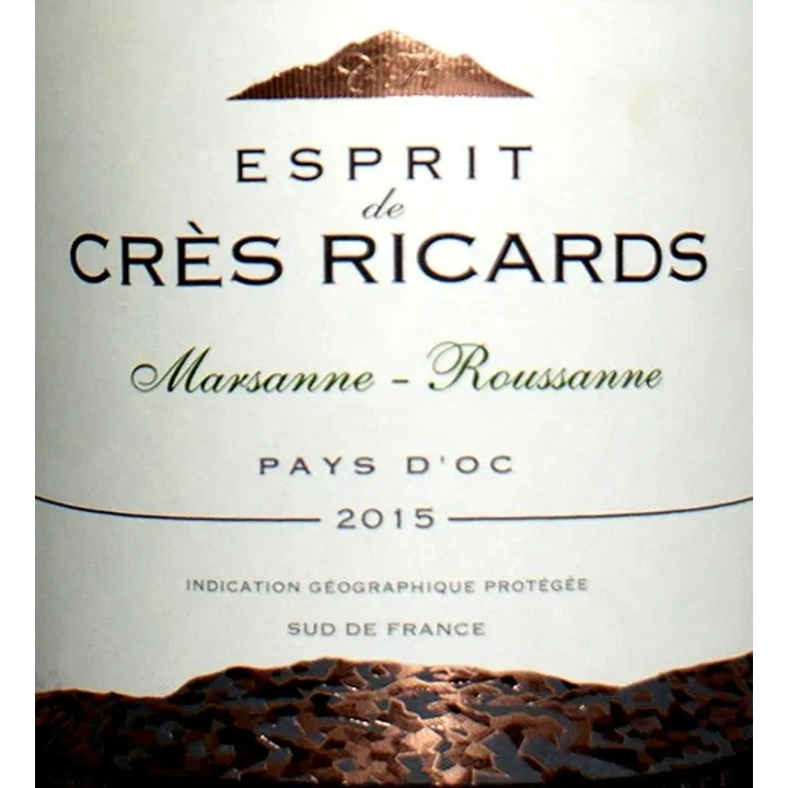 Esprit de Crès Ricards - Marsanne-Roussanne 2024