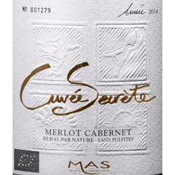 JC Mas Cuvée Secrète Merlot Cabernet Bio (s/sulfites) 2023
