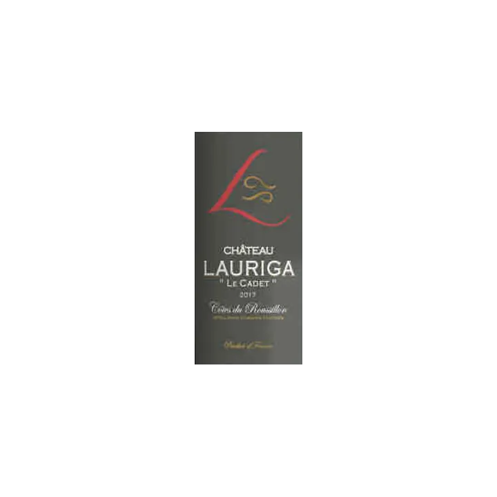Château Lauriga Le Cadet Rouge Côtes du Roussillon  2023