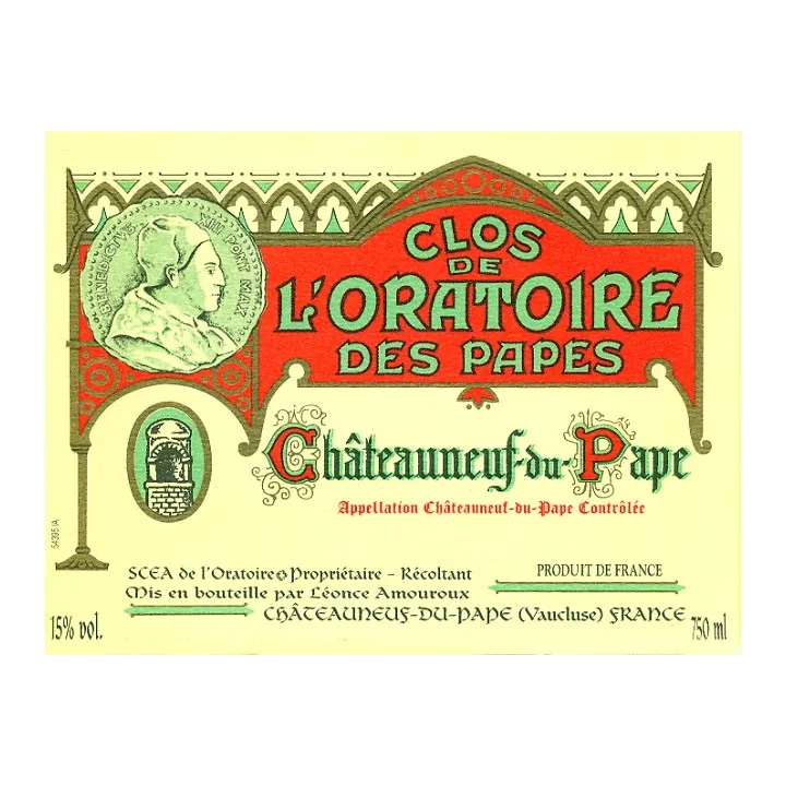 Clos de l'Oratoire des Papes Rouge 2023