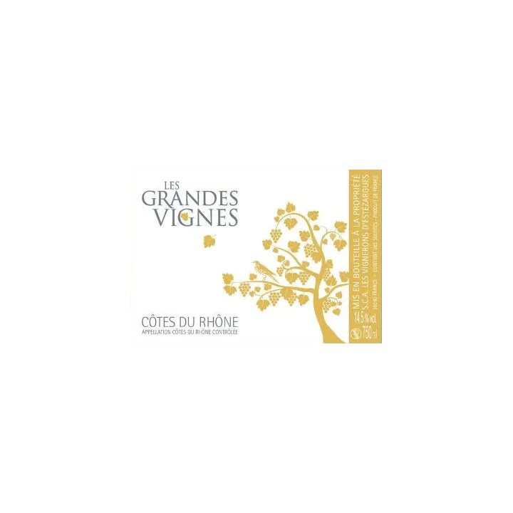 Les Grandes Vignes Côtes du Rhône Blanc Bio 2024