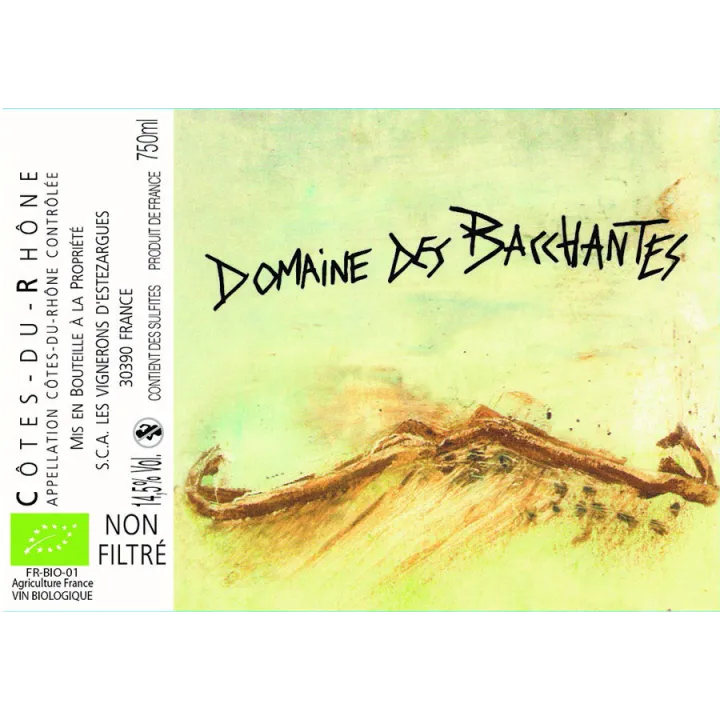 Domaine des Bacchantes - Côtes du Rhône Bio 2024