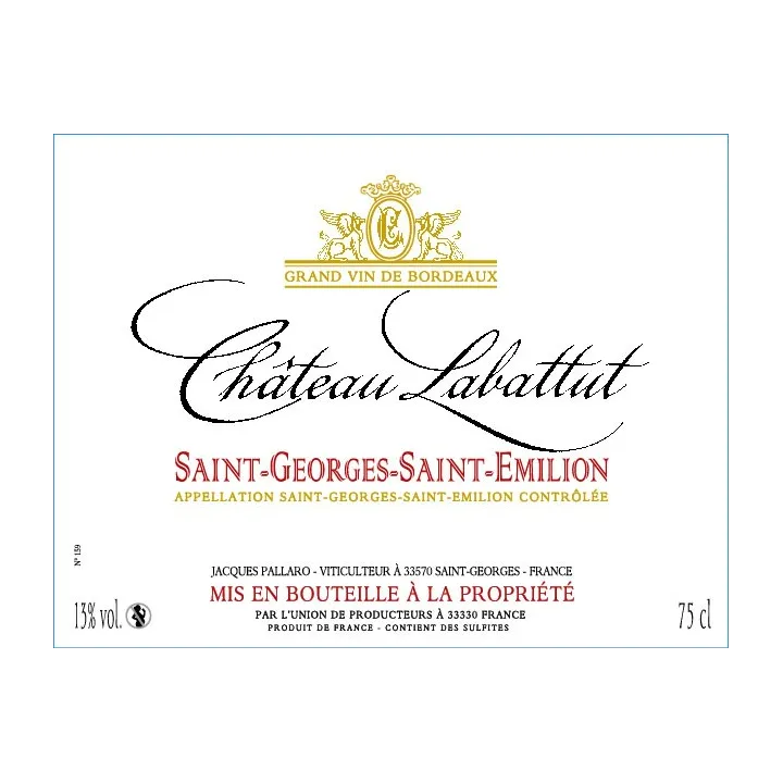 Château Labattut - St Georges Saint-Emilion 2023