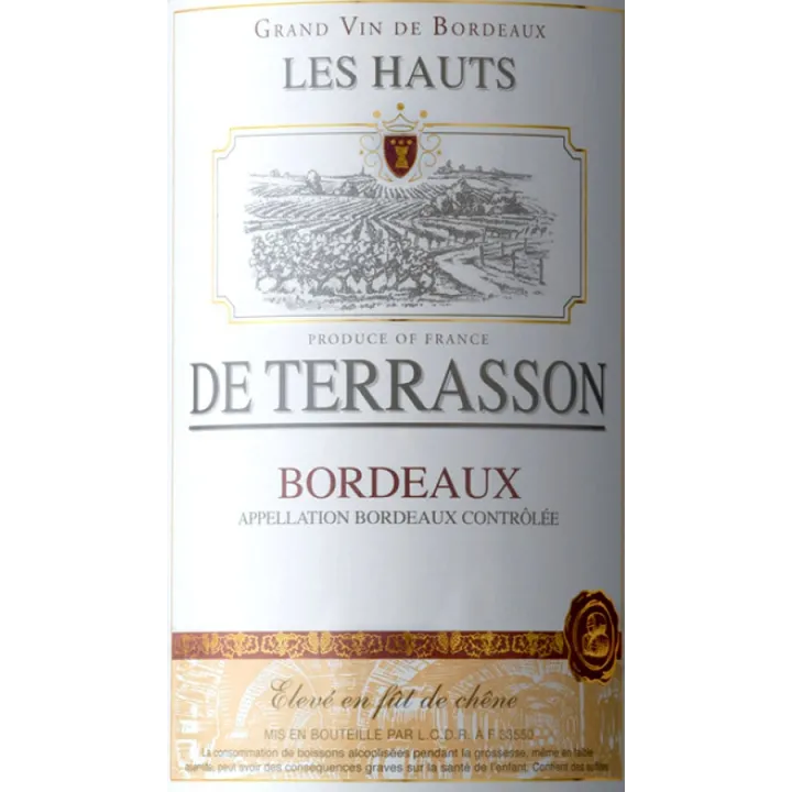 Les Hauts de Terrasson - Bordeaux Rouge 2023