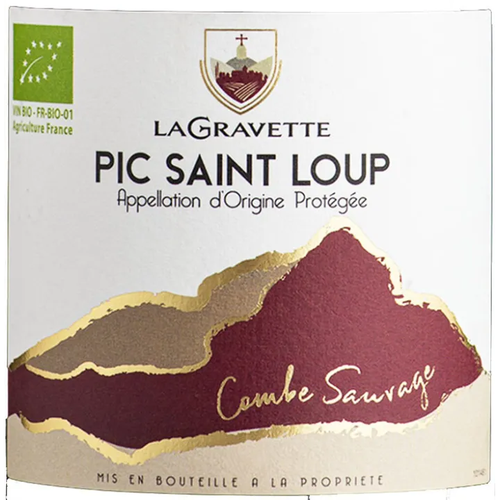 La Gravette - Pic St Loup Combe Sauvage Bio 2024
