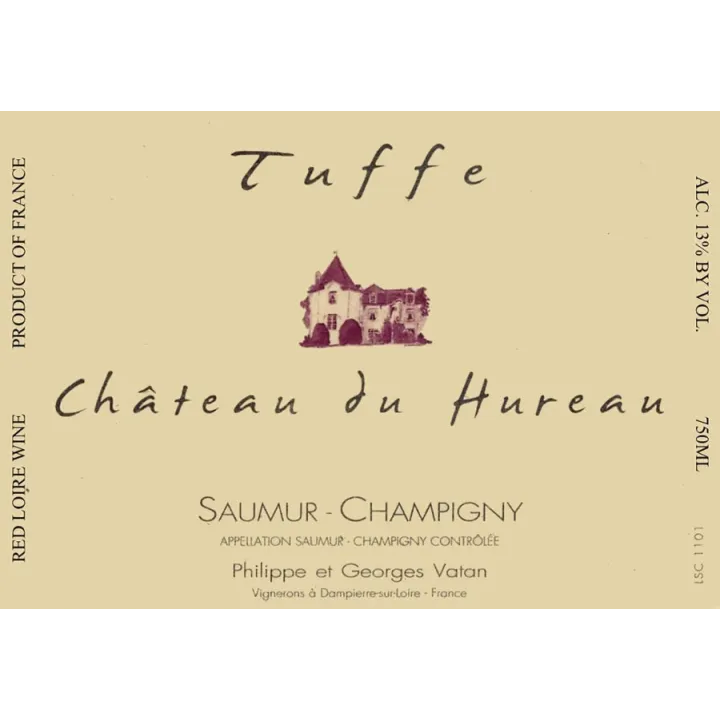 Château du Hureau - Tuffe - Saumur Champigny Bio 2022