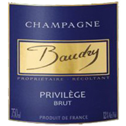 Champagne Baudry Brut Privilège x6