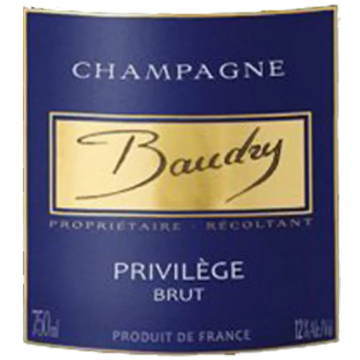 Champagne Baudry Brut Privilège x6