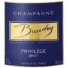 Champagne Baudry Brut Privilège x6