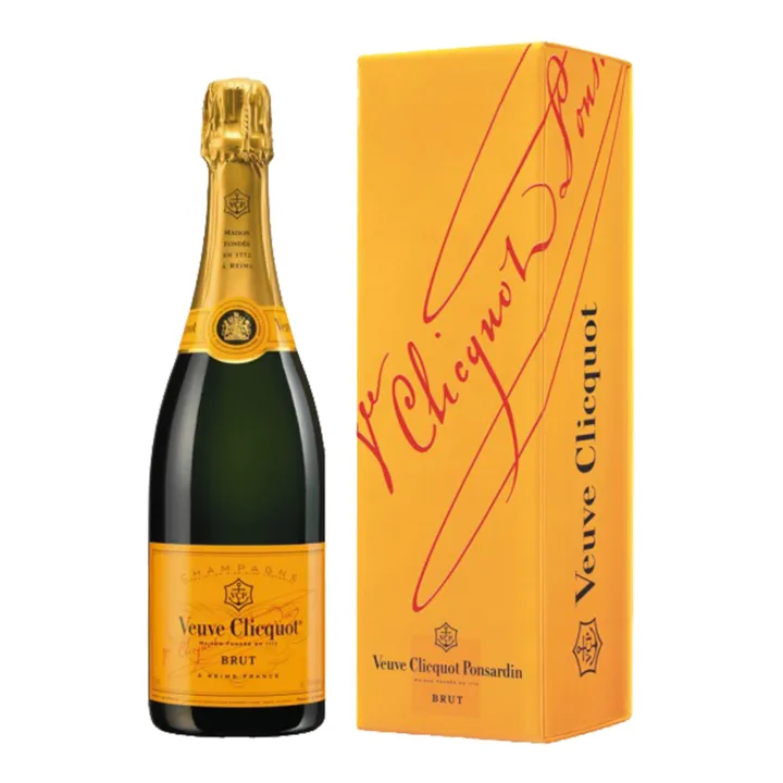 Champagne Veuve Clicquot Carte Jaune Brut Coffret