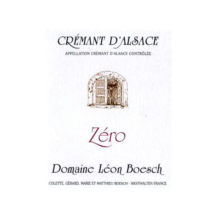 Crémant d'Alsace Brut - ZERO - Bio 2020