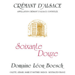 Crémant d'Alsace Brut - Soixante Douze Bio 2021