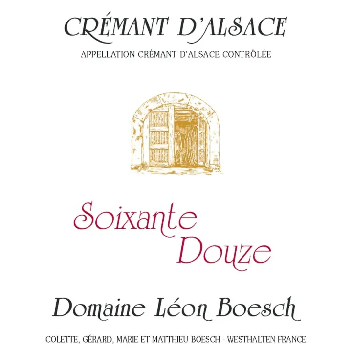 Crémant d'Alsace Brut - Soixante Douze Bio 2021