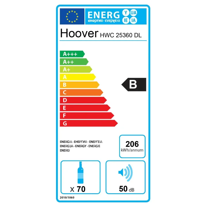 CAVE A VIN 70 BOUTEILLES HOOVER
