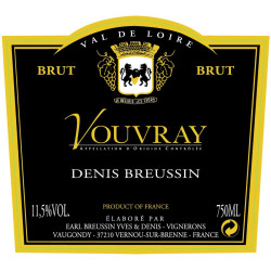 Yves Breussin - Vouvray Brut Tradition "Fines Bulles"