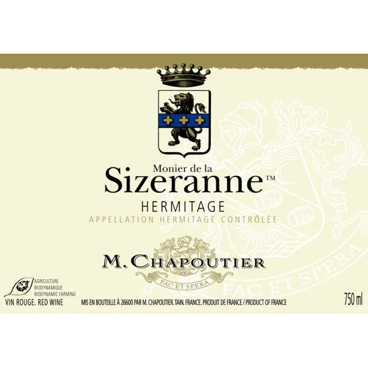 Monier de la Sizeranne 2009 - Hermitage Rouge
