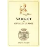 Sarget de Gruaud Larose 2012