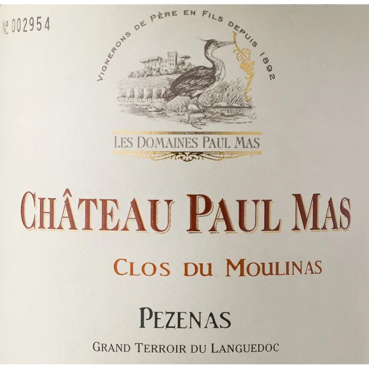 Château Paul Mas - Clos du Moulinas 2013