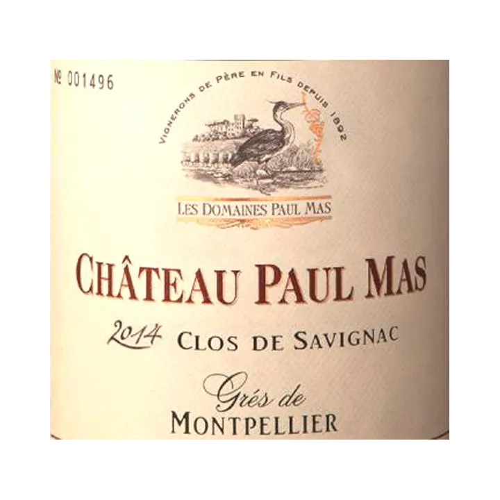 Château Paul Mas - Clos de Savignac 2014