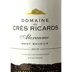 Château des Crès Ricards Alexaume 2014