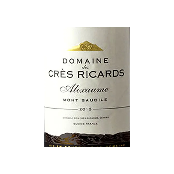 Château des Crès Ricards Alexaume 2014