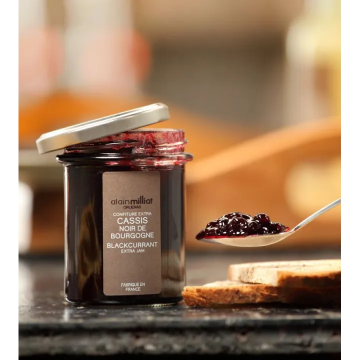 Confiture Cassis Noir de Bourgogne 230g