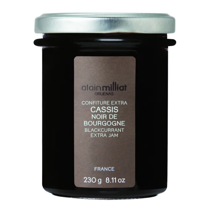 Confiture Cassis Noir de Bourgogne 230g