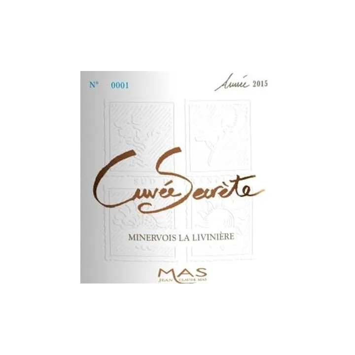 JC Mas Cuvée Secrète AOP Minvervois "La Livinière" 2012