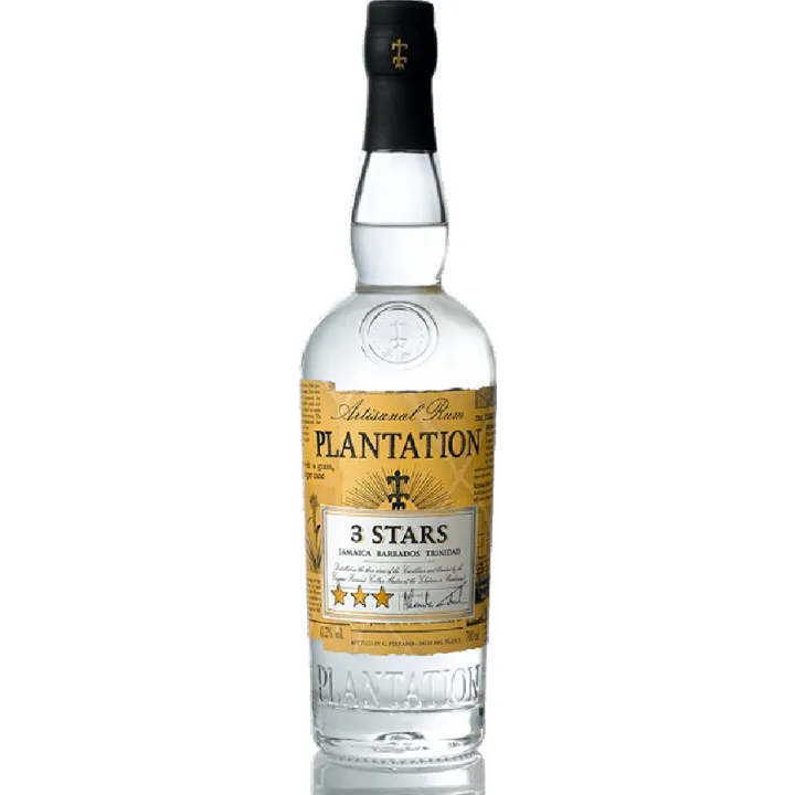 PLANTATION RUM Three Stars White Rum 41,2%