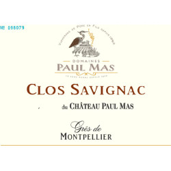 Château Paul Mas - Clos de Savignac 2018