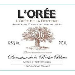 L'Orée de la Berterie Coteaux du Loir (Bio) 2018