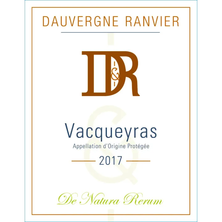 Vacqueyras De Natura Rerum Bio 2017