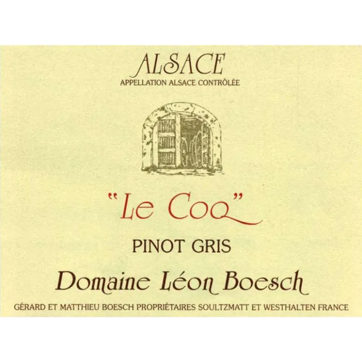 Pinot Gris - "Le Coq" Bio 2018 (37.5cl)