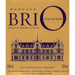 BriO de Cantenac-Brown 2018