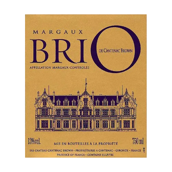 BriO de Cantenac-Brown 2018