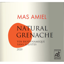 Mas Amiel - NATURAL GRENACHE - VDP Roussillon - Bio 2020