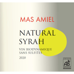 Mas Amiel - NATURAL SYRAH - VDP Roussillon - Bio 2020