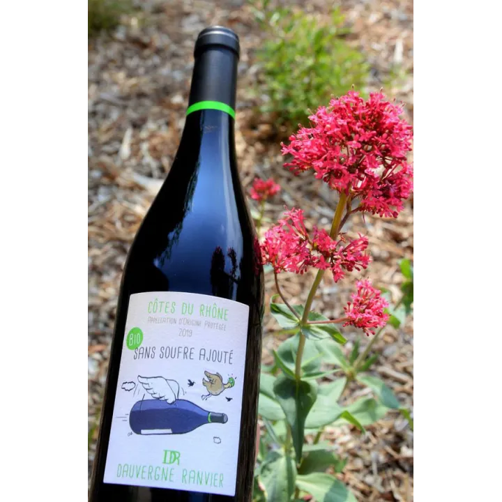 Côtes du Rhône Bio sans soufre ajouté 2021