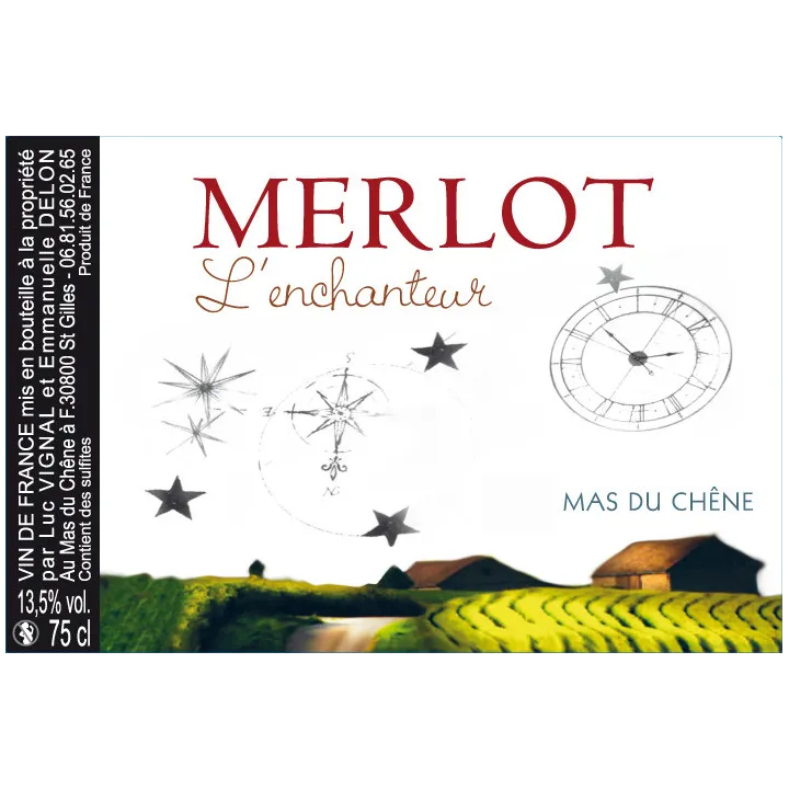 Merlot L'Enchanteur - IGP Gard Rouge 2018