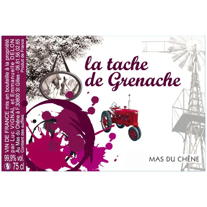 La Tâche de Grenache - IGP Gard Rouge 2018