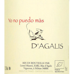 Yo No Puedo Mas XX - VDF Rouge Bio
